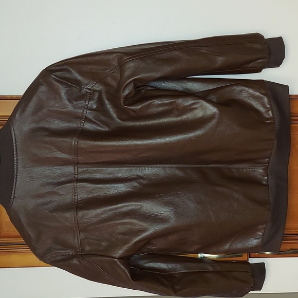 ANZHIGUO (58) 100%PU JACKET BROWN. INSIDE LOGO JPNZ. - Picture 3 of 9